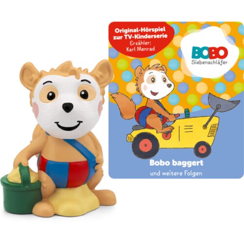 Tonies Avdio figura Bobo polh: Bobo koplje z bagrom in druge zgodbe (nova izdaja) - 1 k. Slike