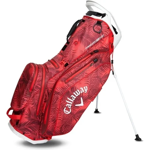 Callaway Fairway 14 HD Torba za golf sa stalkom Red Palms/Light Grey