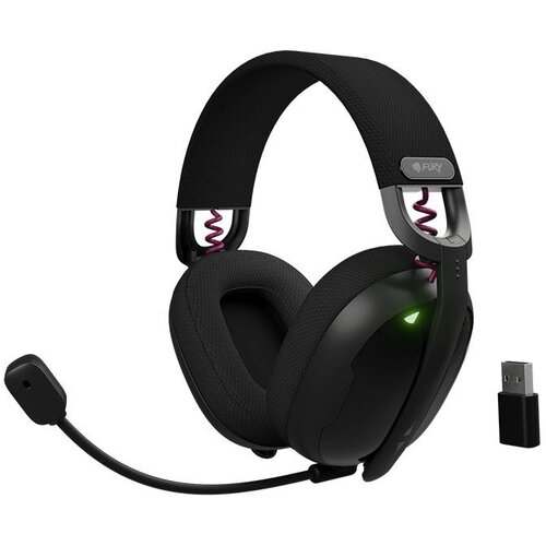 Fury OVER-EAR HEADPHONES FUKIYA F6 WITH MICROPHONE WIRELESS BLACK Slike