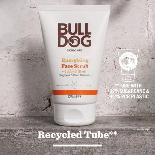Bull Dog Energising Face Scrub osvežilni piling za obraz za mo&amp;scaron;ke 125 ml Slike