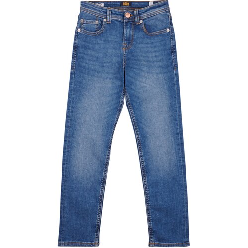 Jack &amp;amp; Jones Jeans straight JJICLARK JJORIG STRETCH SQ 223 NOOS JNR Modra Slike