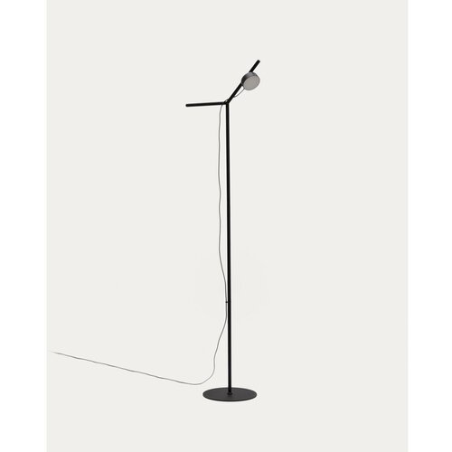 Kave Home Črna LED zatemnitvena stoječa svetilka (vi&amp;scaron;ina 160 cm) Orey &amp;ndash; Slike