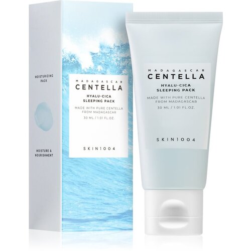 SKIN1004 Madagascar Centella Hyalu-Cica Sleeping Pack noćna maska za usavr&amp;scaron;avanje i hidrataciju za zatezanje lica 30 ml Slike