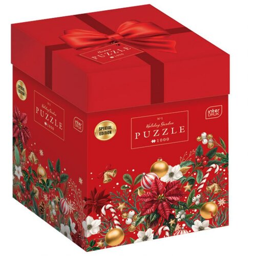  PUZZLE 1000 KOM CHRISTMAS "CHRISTMAS FLOWERS" INTERDRUK Cijene