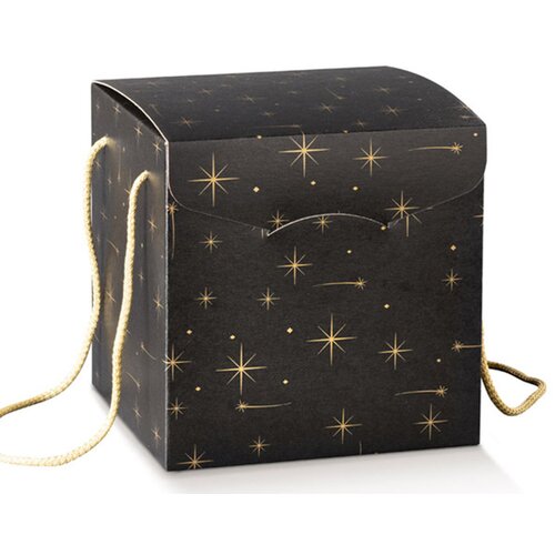  kutija kartonska crna zvezdice kanap -38917 Cene