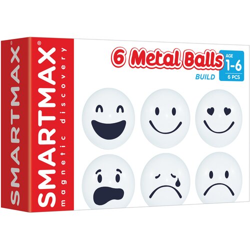 SMART GAMES Magnetni konstruktorski set od 6 neutralnih loptica Slike