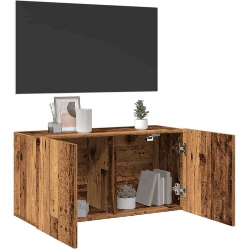 vidaXL Zidni TV ormarić boja starog drva 80 x 30 x 41 cm Cijene