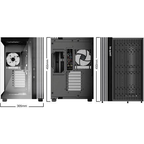 Be Quiet! light base 600 lx (bgw67) rgb midi-atx okno črno ohi&amp;scaron;je Slike