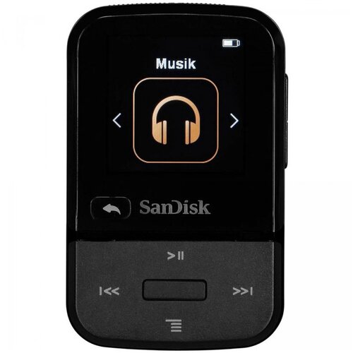 Sandisk MP3 predvajalnik Clip Sport Go, 32 GB, črn Slike
