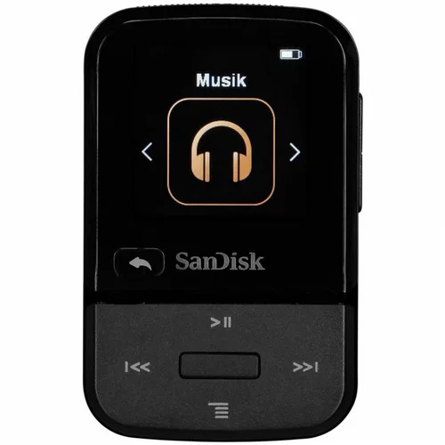 Sandisk MP3 predvajalnik Clip Sport Go, 32 GB, črn