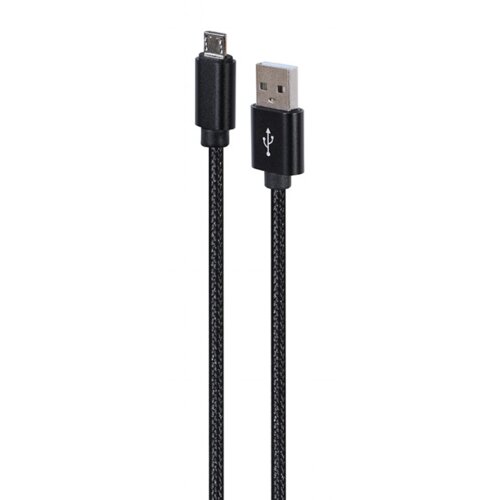 Cablexpert Kabel USB na microUSB 1,8m črn, (21011600) Slike