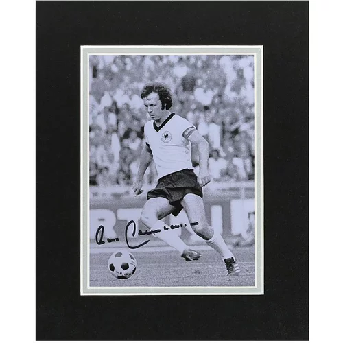  Franz Beckenbauer Signed 10"x8" Photo Display Germany Autograph Memorabilia COA