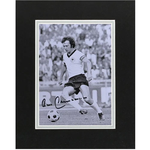  Franz Beckenbauer Signed 10"x8" Photo Display Germany Autograph Memorabilia COA