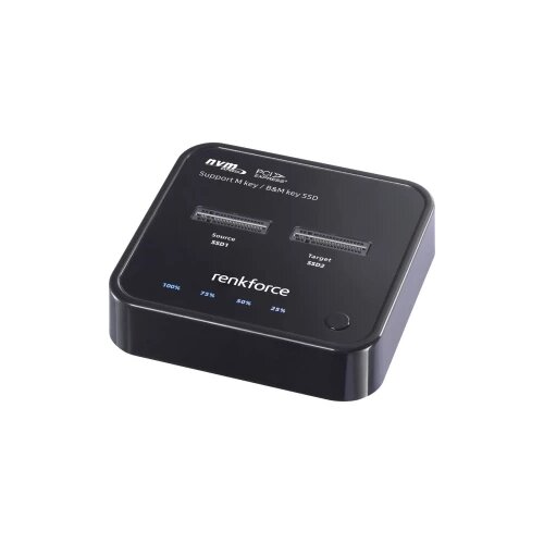 Renkforce RF-TPCD-300 USB 3.2 gen. 2 M.2 PCIe NVMe 2 ulaza HDD kopirna stanica s funkcijom kloniranja Cijene