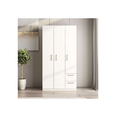 Hanah home merlin - white white wardrobe Cene