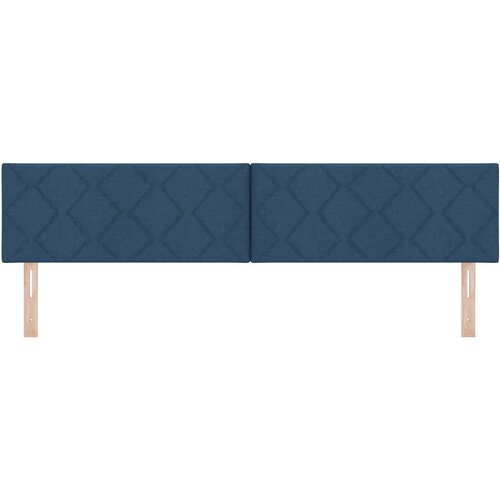  LED glava kreveta Plava 200 cm tkanina Slike
