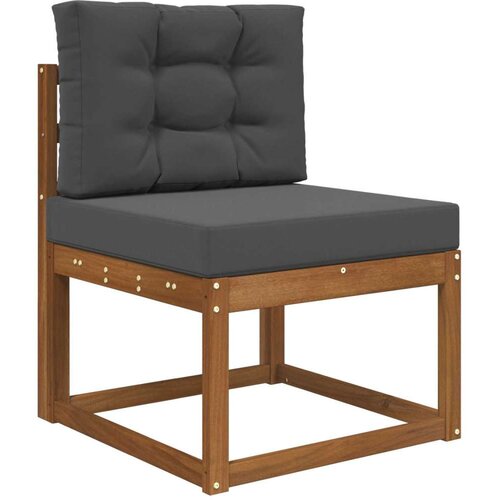  Jastuk za vanjsku sofU 2 pcs Antracit Poliester - Antracit 60 x 60 cm 1x sjedalo +1x naslon (3D s bartagom) Slike