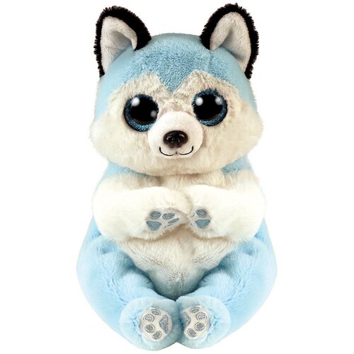 Ty Pliš Beanie Bellies THUNDER moder haski, 15 cm Cene