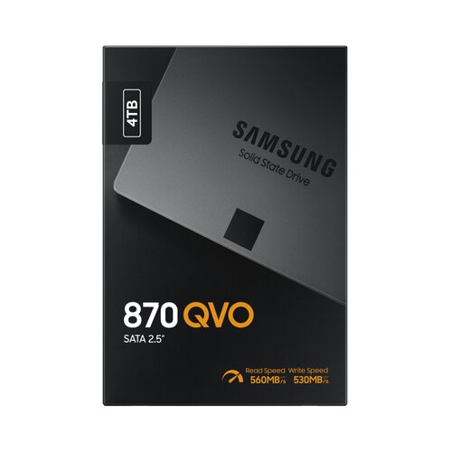 Samsung 870 QVO 4TB SSD, 2.5&amp;rdquo; 7mm, SATA 6Gb/s, Read/Write: 560 / 530 MB/s, Random Read/Write IOPS 98K/88K Slike