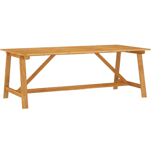  jedilna miza 206x100x74 cm trden akacijev les