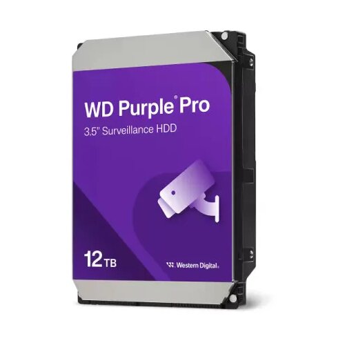 Western Digital HDD 12TB WD122PURP Purple Pro 7200RPM 256MB Cene