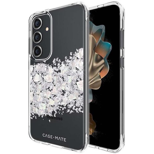 CASE-MATE Ohi&scaron;je za Galaxy S24 Plus, okra&scaron;eno z biserovino, tanko in elegantno za&scaron;čito, Prozorno, (5000065597) Cene