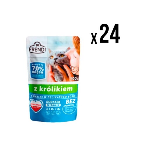 FRENDI kesica za mačke zečetina 100g x24 komada ( 5727 ) Cene