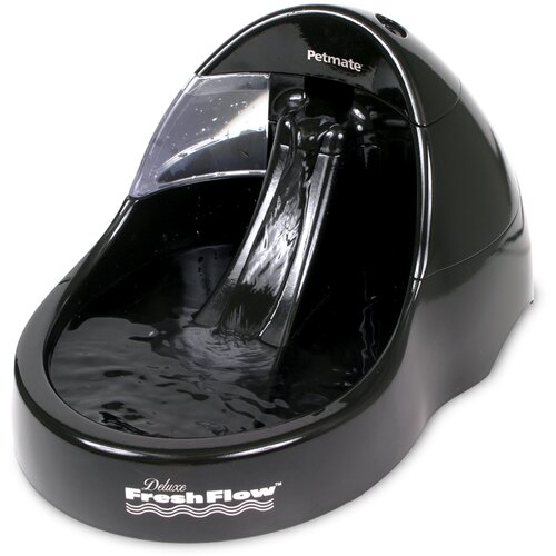 Fresh Flow Deluxe fontana za pitje - Komplet: fontana (črna), nadomestni ogljeni filter, nadomestna črpalka Cijene