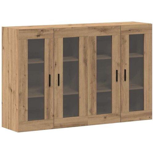 vidaXL Ogreti omarice 2 pcs artisan hrast 69,5 x 34 x 90 cm, (5000044658) Cene