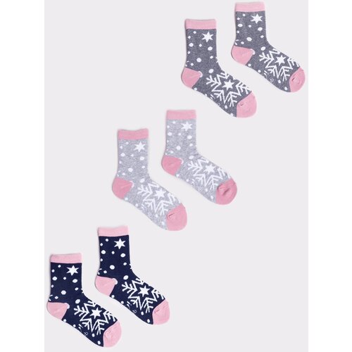 Yoclub Kids's Christmas Socks 3-Pack SKA-X044G-AA00 Cijene