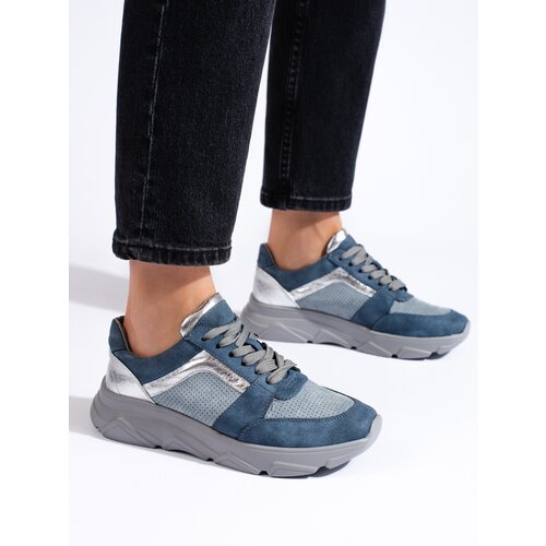 DASZYŃSKI women's blue sneakers Slike
