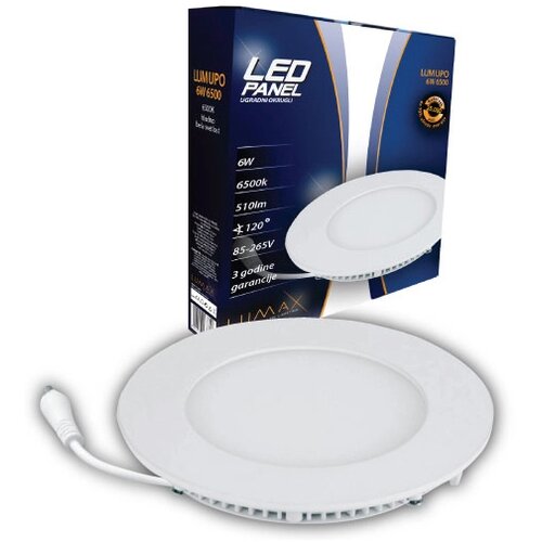Lumax Led Panel LUMUPO-6W 6500K Ugradni-Okrugli 510 lm Cene