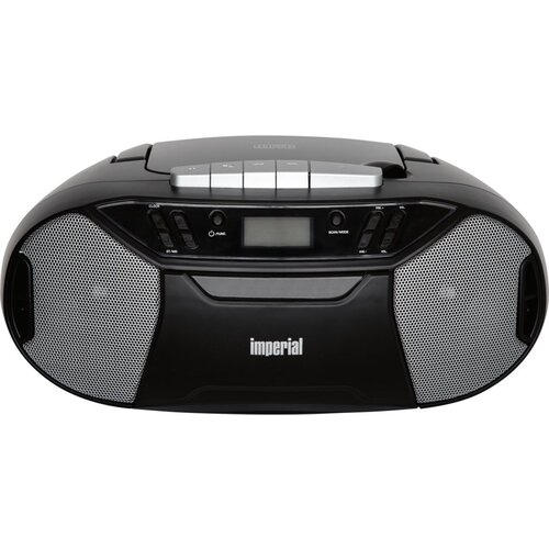  Imperial, Prenosni radio DAB+ / FM PBB1 s CD predvajalnikom in kasetami, boombox, Črna, (5000309802) Slike