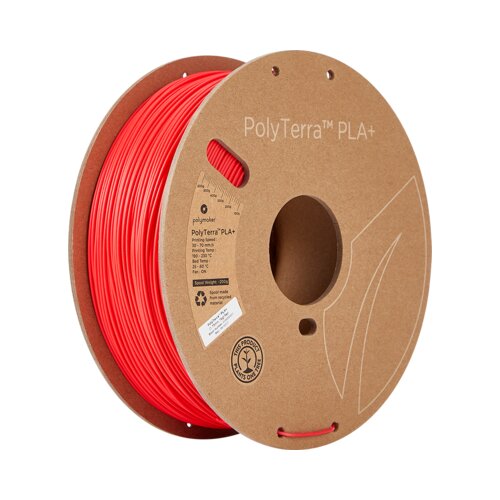 Polymaker PolyTerra PLA+ Red Slike