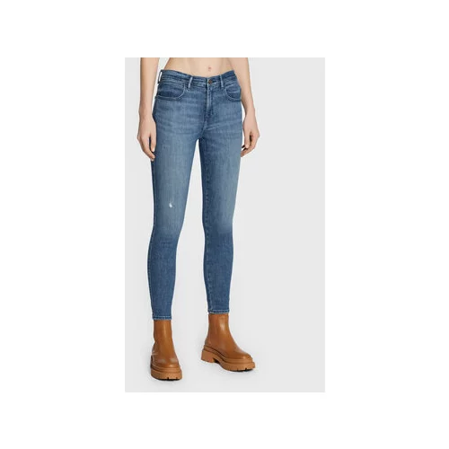 Wrangler Jeans hlače Heath W27HXRW15 Mornarsko modra Skinny Fit