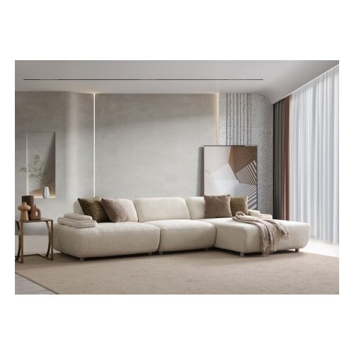 Atelier Del Sofa Kutna sofa na razvlačenje Toscana, 330 x 150 x 75 cm, Bež Cene