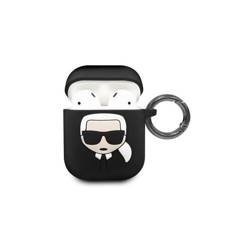 Karl Lagerfeld KLACCSILKHBK AirPods in AirPods 2 Case - black Karl s Head Cene