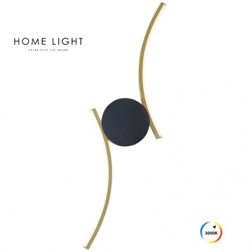 Solea 142 ZIDNA LAMPA 10W 3000K CRNA/ZLATO Cene