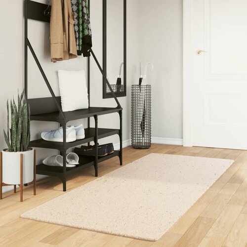 Tepih HUARTE kratkih vlakana mekani i perivi bež 80 x 200 cm Cene