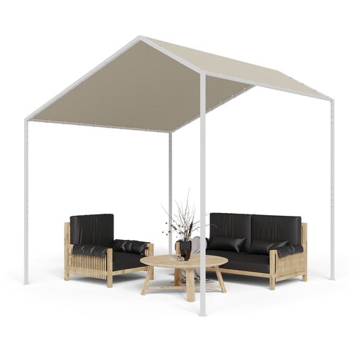 Blumfeldt La Rochelle Gazebo, kosi krov, UV 50+, aluminijski okvir, poliesterski pokrov Slike