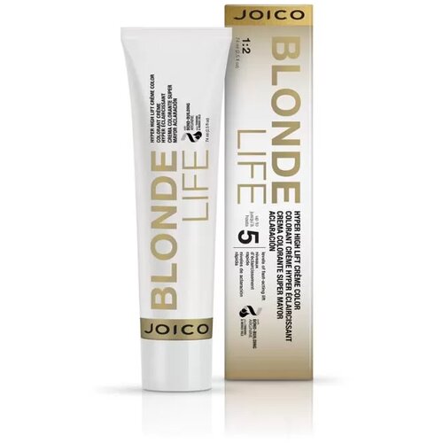 JOICO Labaratories, Los Angeles. blonde life hyper high lift color 74ml Slike