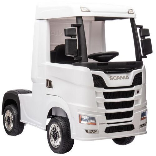 Lean Toys Otro&amp;scaron;ki tovornjak Scania 500R 4x4 24V bela Slike