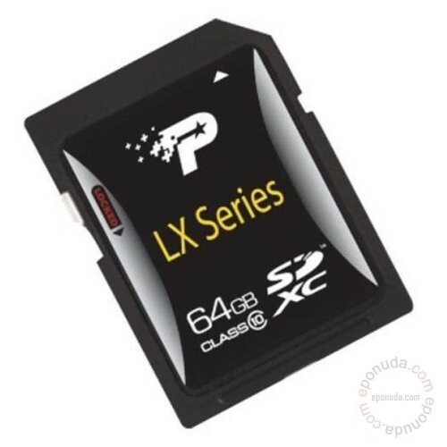 Patriot Secure Digital, 64GB, SDXC, UHS-1 Class 10 PSF64GSDXC10 memorijska kartica Slike