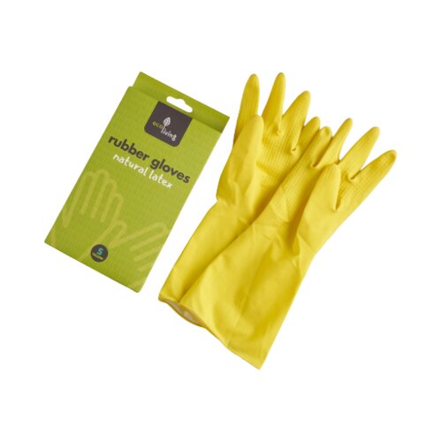 ecoLiving Naravne gospodinjske rokavice - Medium Cene