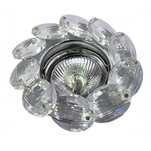 Mitea Lighting M206074 ugradna svetiljka hrom+transparentni nizovi okrugla Cene