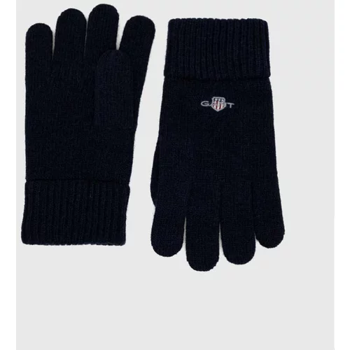 Gant Vunene rukavice boja: tamno plava
