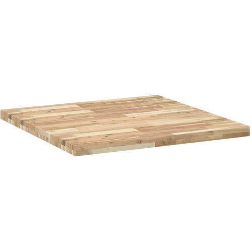 Stolna ploča četvrtasta 80x80x4 cm od masivnog drva bagrema Slike