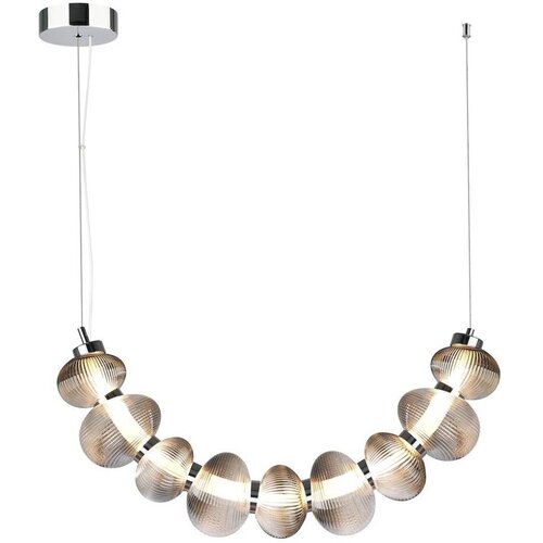  LED luster na sajli BOLLA LED/36W/230V sjajni hrom/zadimljena siva Cene