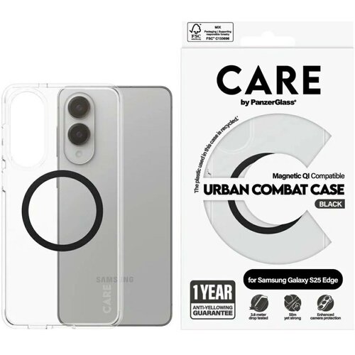 PanzerGlass OVITEK FLAGSHIP URBAN COMBAT ZA SAMSUNG GALAXY S25 EDGE, (5000338989) Slike
