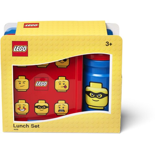 Lego Komplet rdeče-modre posode za prigrizke in steklenice za pitje Iconic Cene